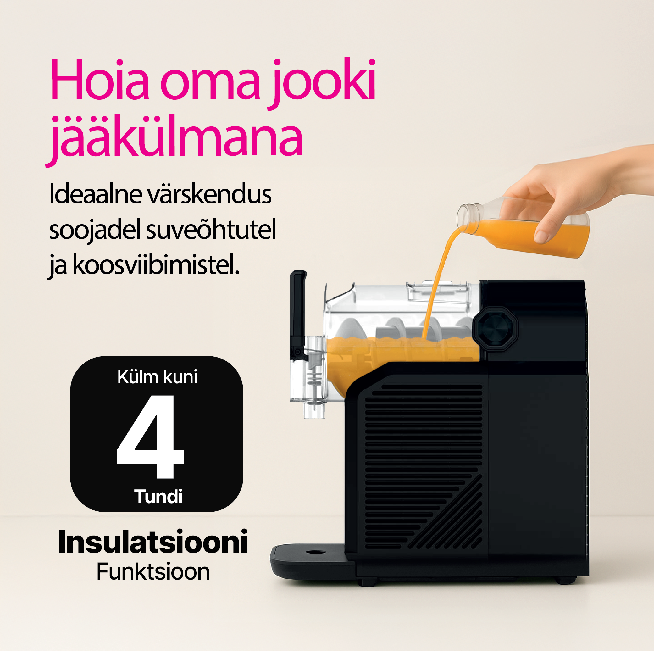 Jääjoogimasin SuperSlush Seeger