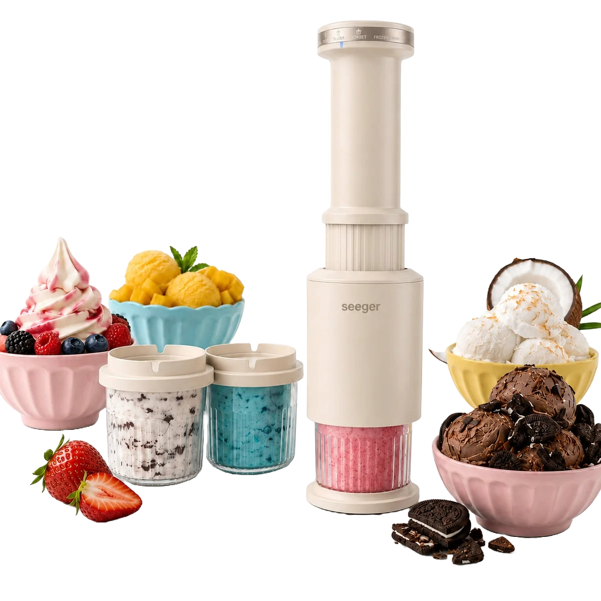 Käeshoitav jäätisemasin CompactCream Seeger