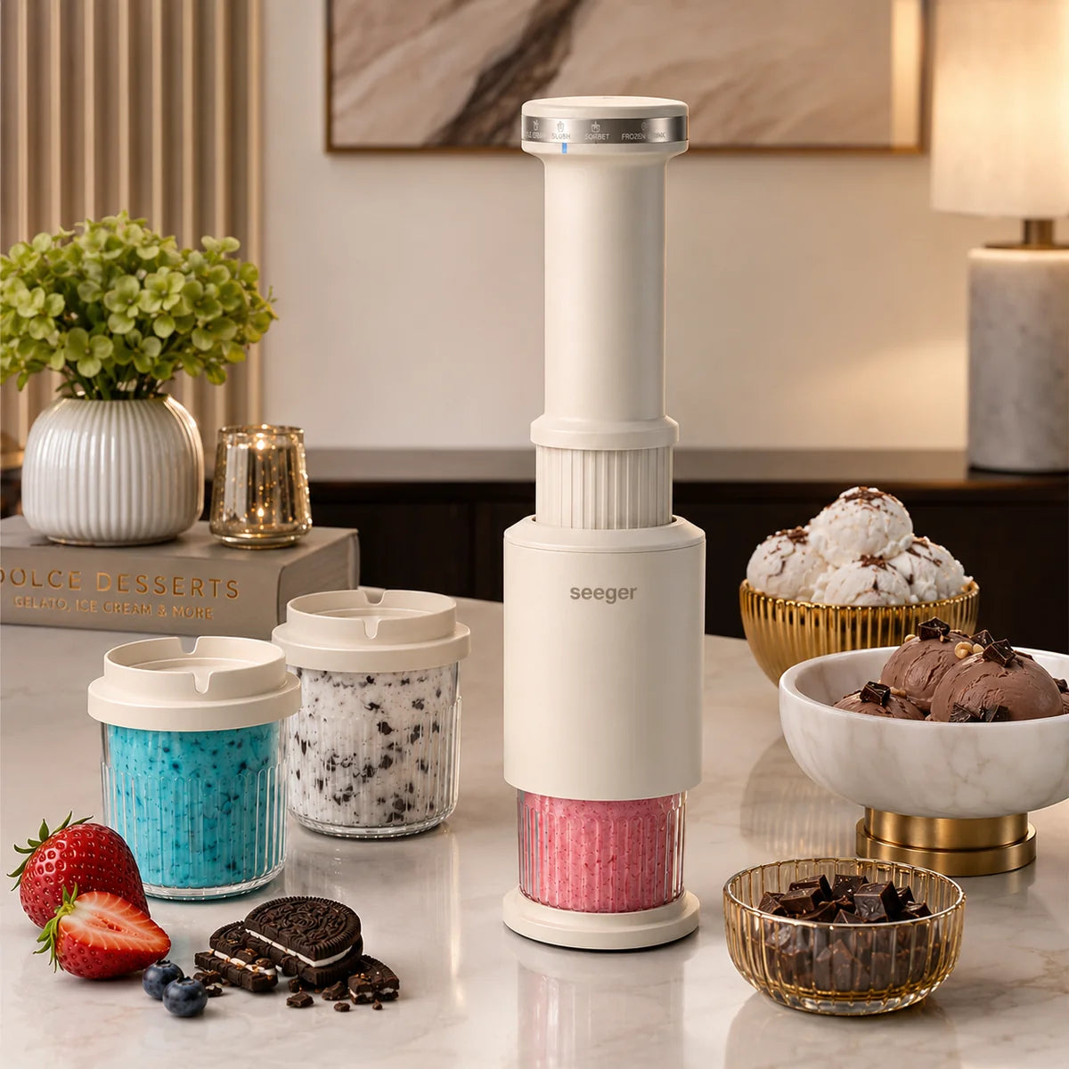 Käeshoitav jäätisemasin CompactCream Seeger